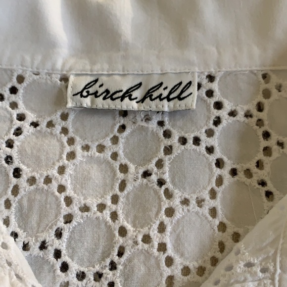 Birch Hill Eyelet bottom Down Blouse. - Picture 11 of 11